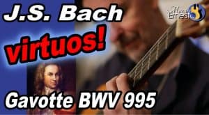 J.S. Bach Gavotte in A-Moll BWV 995