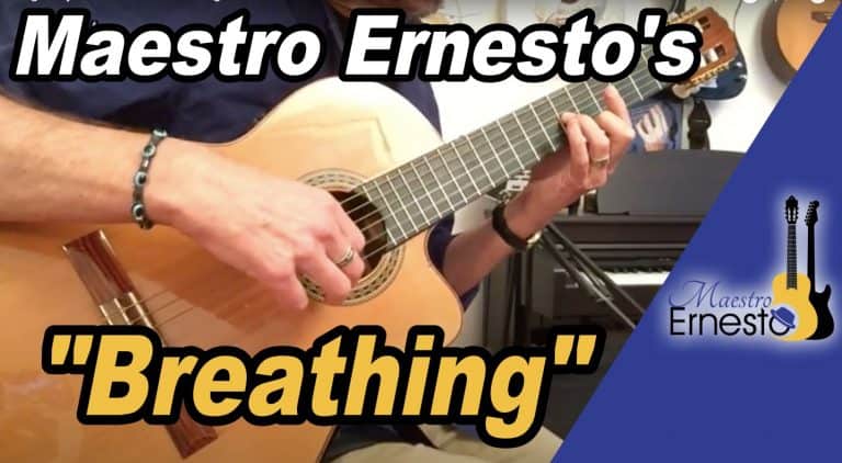 Fingerstyle Gitarre Breathing Maestro Ernesto