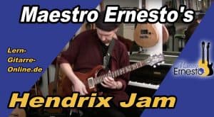 Jimi Hendrix Purple Haze Style Jam und Workshop - E-Gitarre Profi Tipps