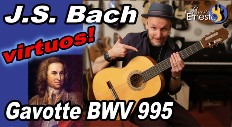 J.S. Bach Gavotte in A-Moll BWV 995